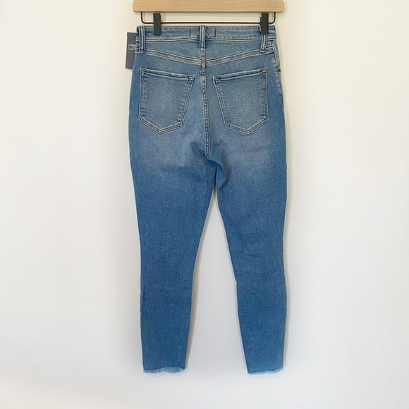 NWT Abercrombie & Fitch Super Skinny Ankle High Rise Distressed Jeans 25 Short - Picture 7 of 7